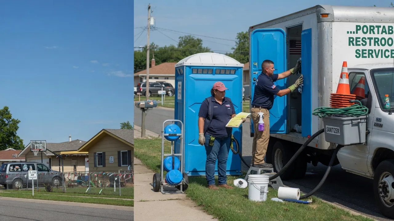 Portable Toilet Rental in Melvern, KS near me